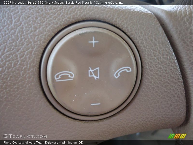 Barolo Red Metallic / Cashmere/Savanna 2007 Mercedes-Benz S 550 4Matic Sedan