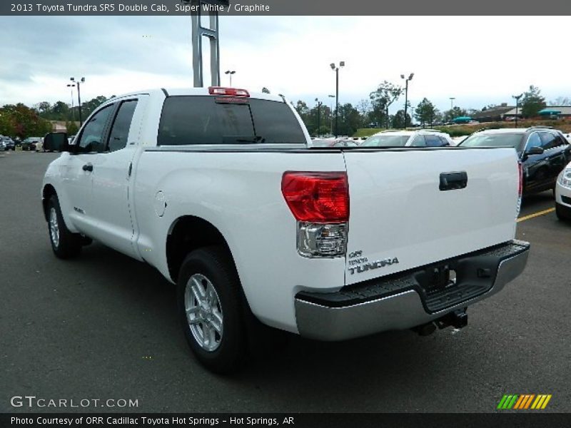 Super White / Graphite 2013 Toyota Tundra SR5 Double Cab