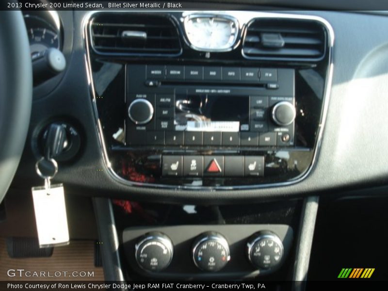 Billet Silver Metallic / Black 2013 Chrysler 200 Limited Sedan