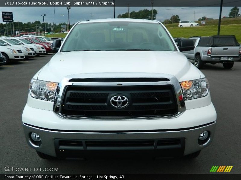 Super White / Graphite 2013 Toyota Tundra SR5 Double Cab
