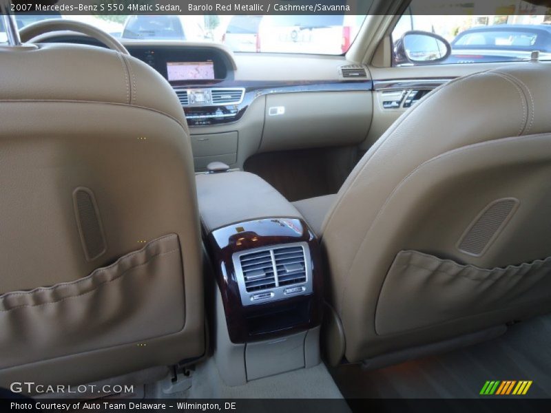 Barolo Red Metallic / Cashmere/Savanna 2007 Mercedes-Benz S 550 4Matic Sedan