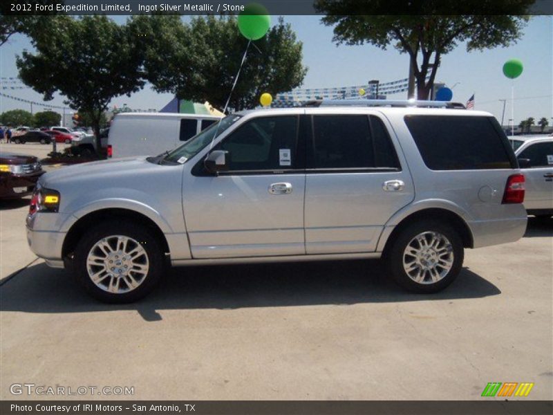 Ingot Silver Metallic / Stone 2012 Ford Expedition Limited