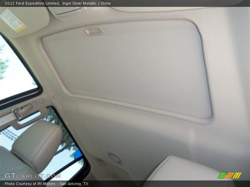 Ingot Silver Metallic / Stone 2012 Ford Expedition Limited