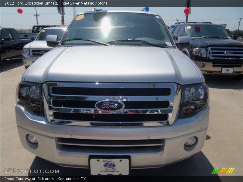 Ingot Silver Metallic / Stone 2012 Ford Expedition Limited