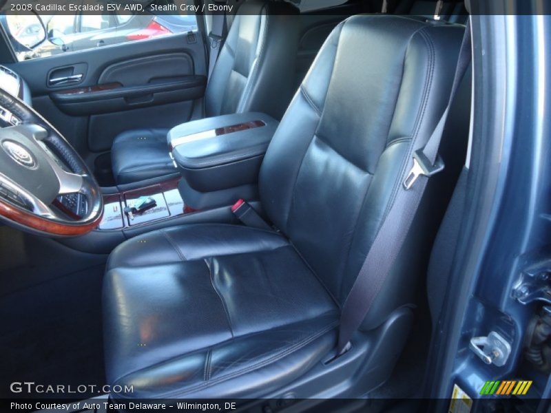 Stealth Gray / Ebony 2008 Cadillac Escalade ESV AWD