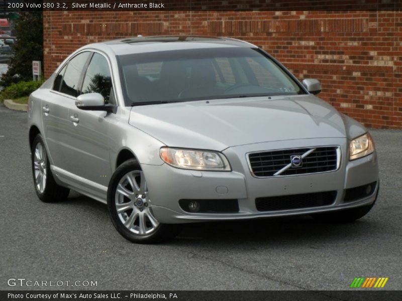 Silver Metallic / Anthracite Black 2009 Volvo S80 3.2