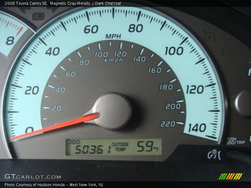 Magnetic Gray Metallic / Dark Charcoal 2008 Toyota Camry SE