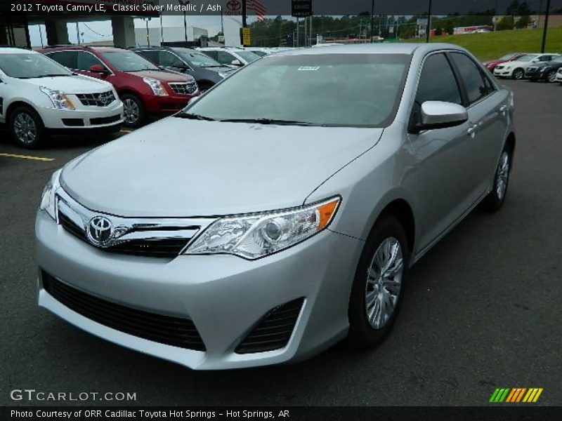 Classic Silver Metallic / Ash 2012 Toyota Camry LE
