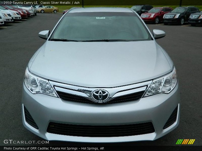 Classic Silver Metallic / Ash 2012 Toyota Camry LE
