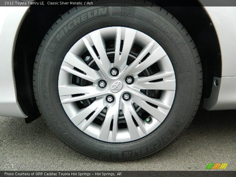 Classic Silver Metallic / Ash 2012 Toyota Camry LE