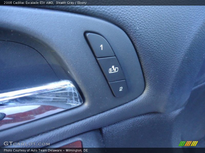 Stealth Gray / Ebony 2008 Cadillac Escalade ESV AWD