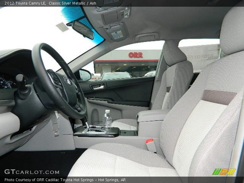 Classic Silver Metallic / Ash 2012 Toyota Camry LE