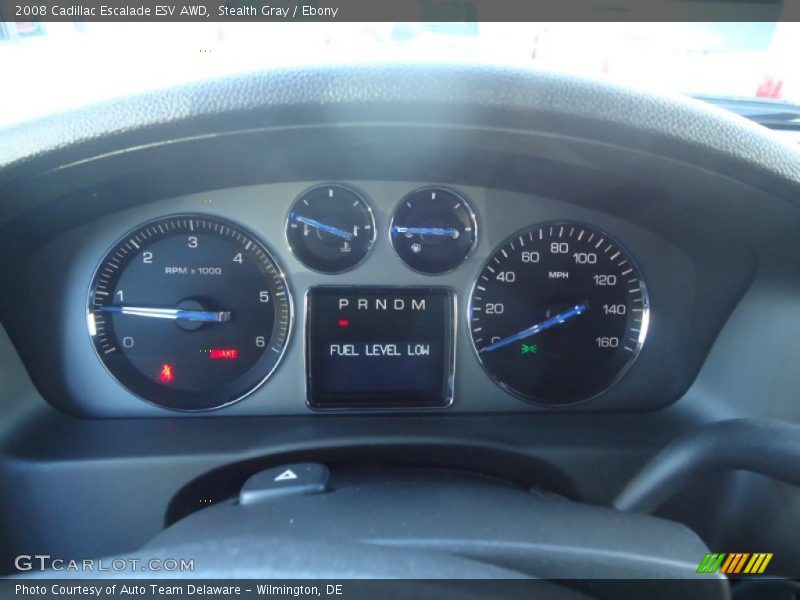 Stealth Gray / Ebony 2008 Cadillac Escalade ESV AWD