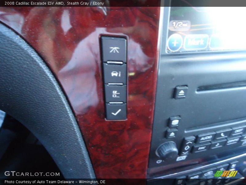 Stealth Gray / Ebony 2008 Cadillac Escalade ESV AWD