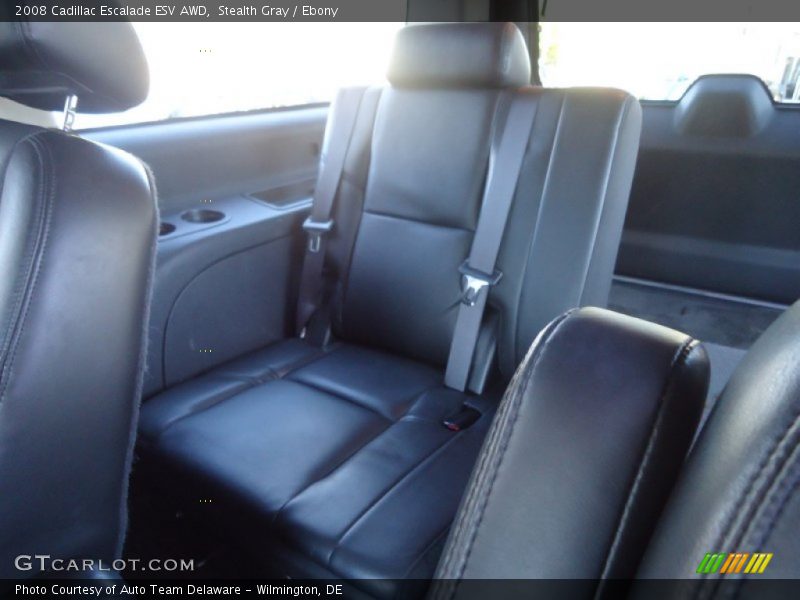 Stealth Gray / Ebony 2008 Cadillac Escalade ESV AWD