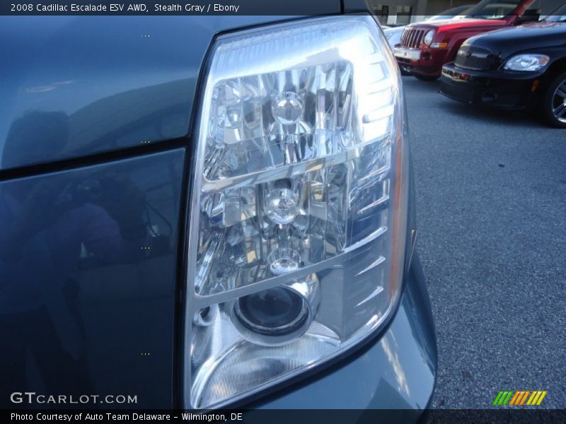 Stealth Gray / Ebony 2008 Cadillac Escalade ESV AWD