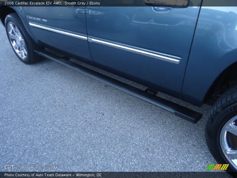 Stealth Gray / Ebony 2008 Cadillac Escalade ESV AWD