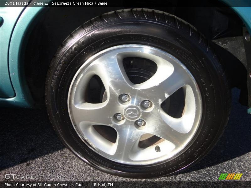 Seabreeze Green Mica / Beige 2001 Mazda Protege ES