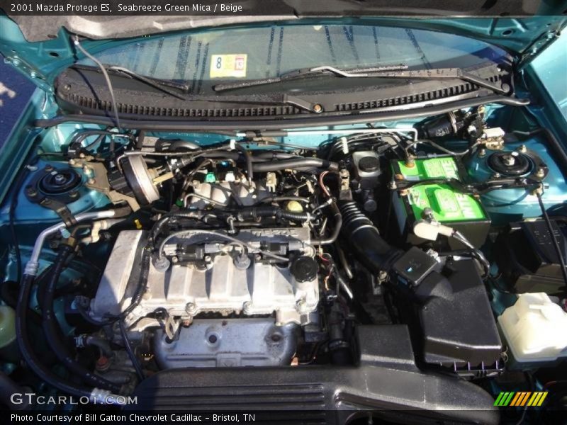 Seabreeze Green Mica / Beige 2001 Mazda Protege ES