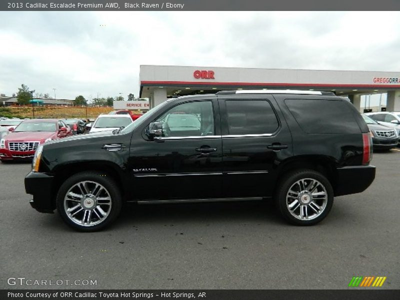 Black Raven / Ebony 2013 Cadillac Escalade Premium AWD