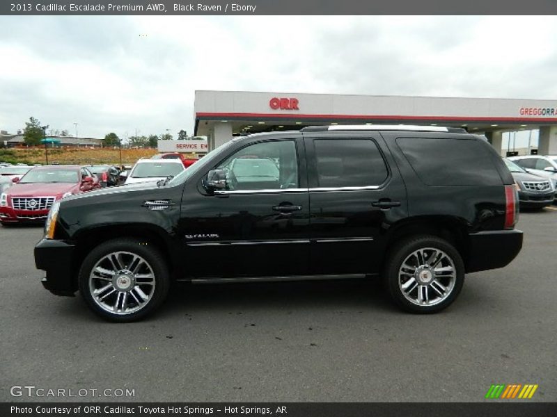 Black Raven / Ebony 2013 Cadillac Escalade Premium AWD