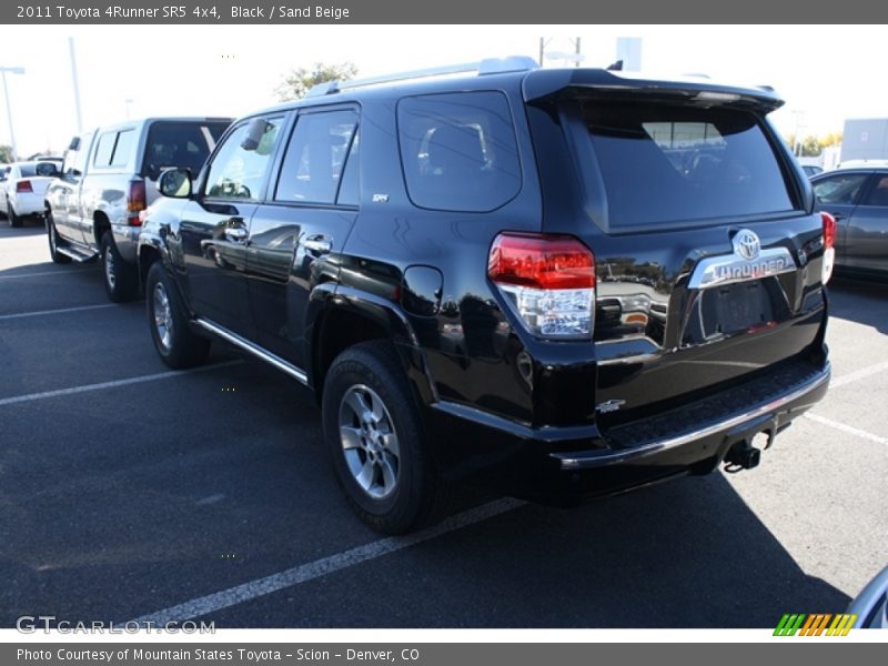 Black / Sand Beige 2011 Toyota 4Runner SR5 4x4