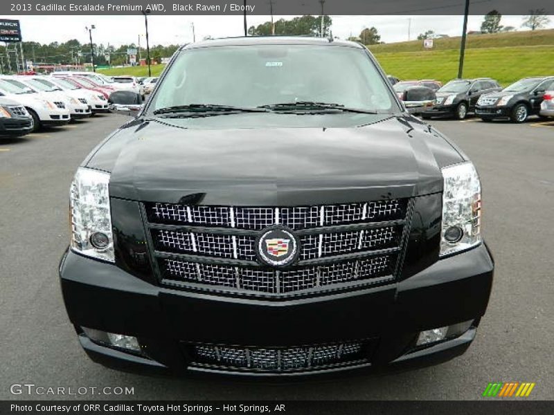 Black Raven / Ebony 2013 Cadillac Escalade Premium AWD