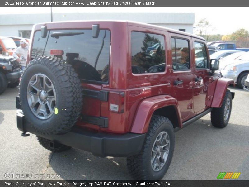 Deep Cherry Red Crystal Pearl / Black 2013 Jeep Wrangler Unlimited Rubicon 4x4