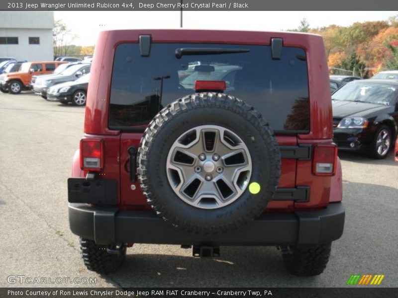 Deep Cherry Red Crystal Pearl / Black 2013 Jeep Wrangler Unlimited Rubicon 4x4