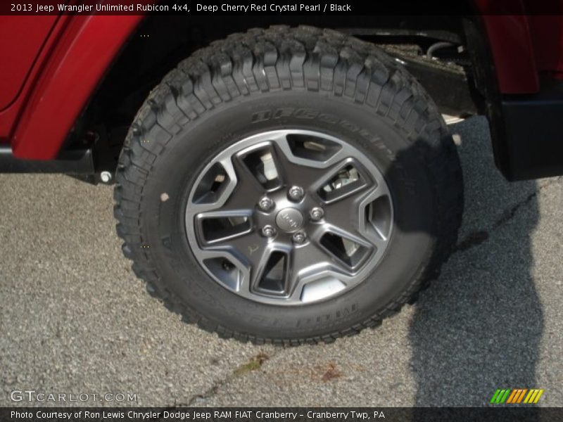 Deep Cherry Red Crystal Pearl / Black 2013 Jeep Wrangler Unlimited Rubicon 4x4