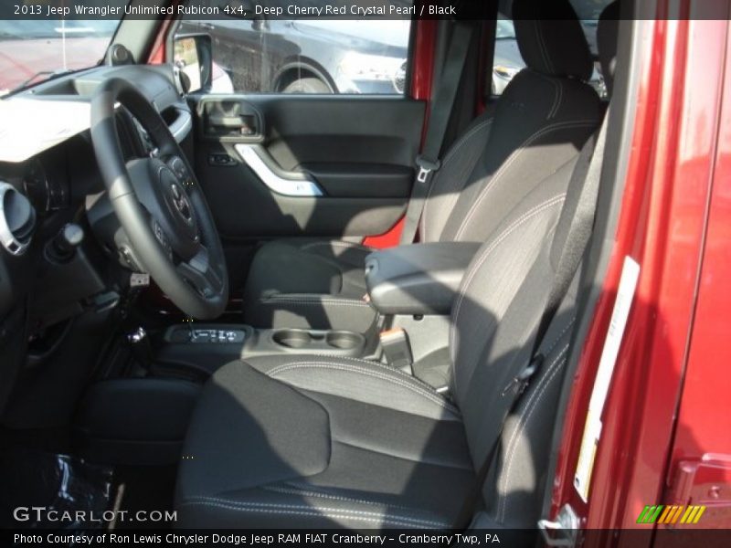Deep Cherry Red Crystal Pearl / Black 2013 Jeep Wrangler Unlimited Rubicon 4x4