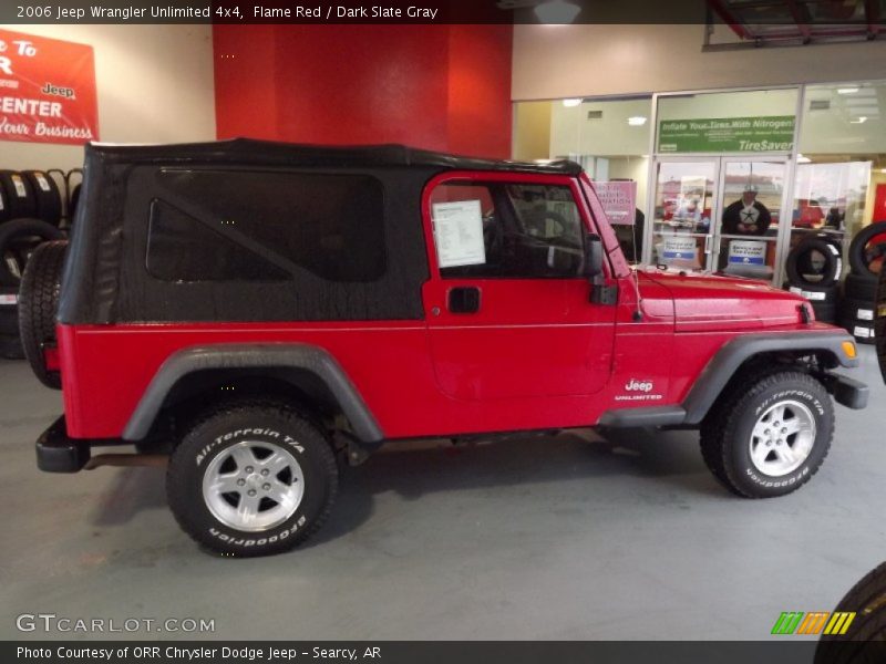Flame Red / Dark Slate Gray 2006 Jeep Wrangler Unlimited 4x4