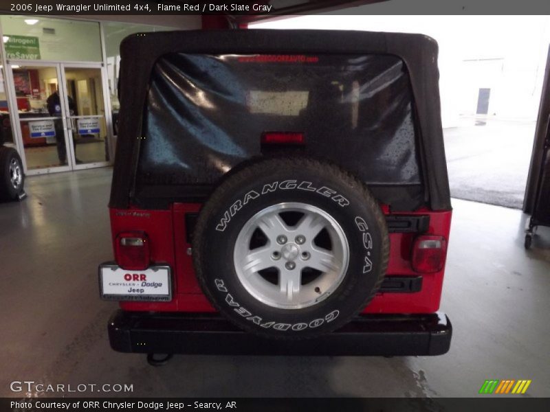 Flame Red / Dark Slate Gray 2006 Jeep Wrangler Unlimited 4x4