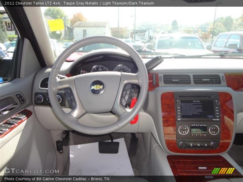 Taupe Gray Metallic / Light Titanium/Dark Titanium 2011 Chevrolet Tahoe LTZ 4x4