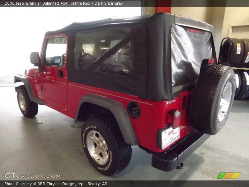 Flame Red / Dark Slate Gray 2006 Jeep Wrangler Unlimited 4x4