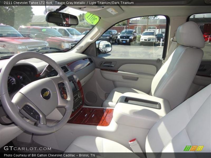 Taupe Gray Metallic / Light Titanium/Dark Titanium 2011 Chevrolet Tahoe LTZ 4x4