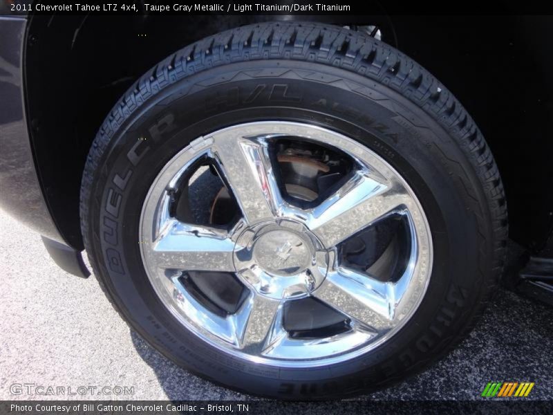 Taupe Gray Metallic / Light Titanium/Dark Titanium 2011 Chevrolet Tahoe LTZ 4x4