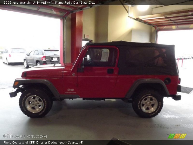 Flame Red / Dark Slate Gray 2006 Jeep Wrangler Unlimited 4x4