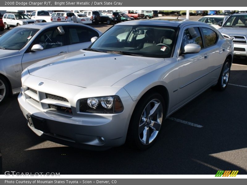 Bright Silver Metallic / Dark Slate Gray 2008 Dodge Charger R/T