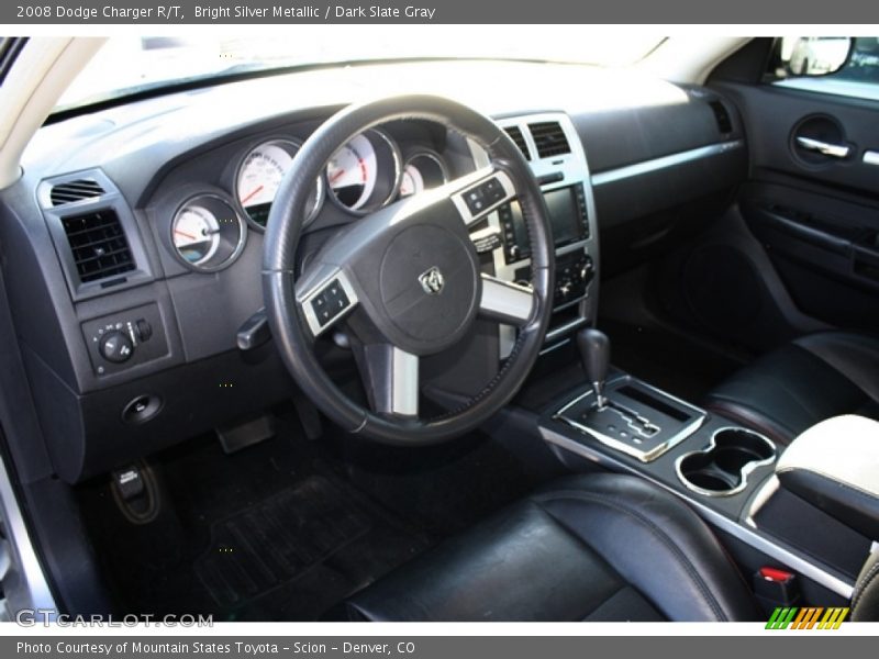 Bright Silver Metallic / Dark Slate Gray 2008 Dodge Charger R/T
