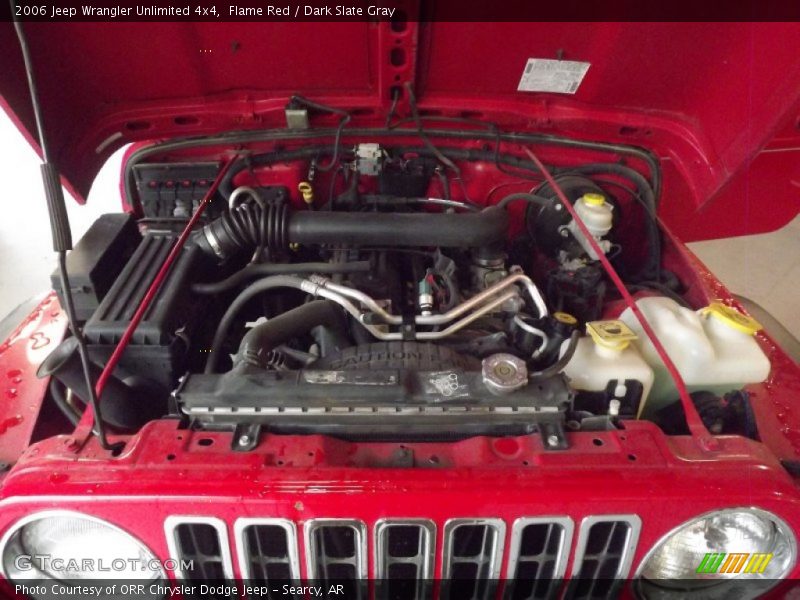 Flame Red / Dark Slate Gray 2006 Jeep Wrangler Unlimited 4x4