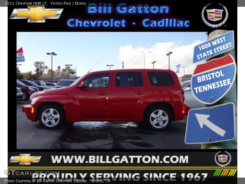 Victory Red / Ebony 2011 Chevrolet HHR LT