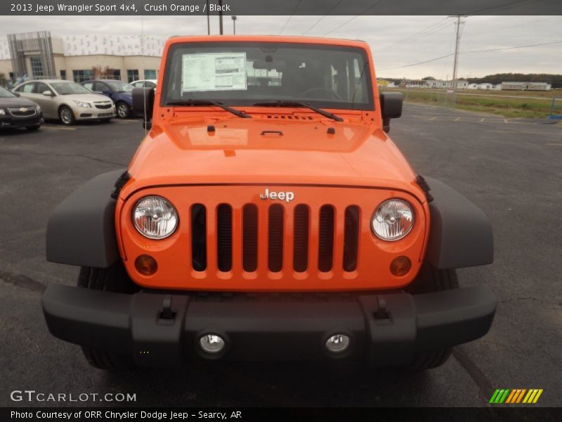 Crush Orange / Black 2013 Jeep Wrangler Sport 4x4