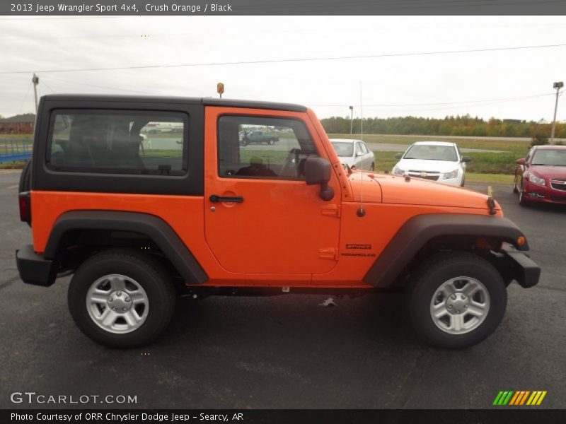 Crush Orange / Black 2013 Jeep Wrangler Sport 4x4