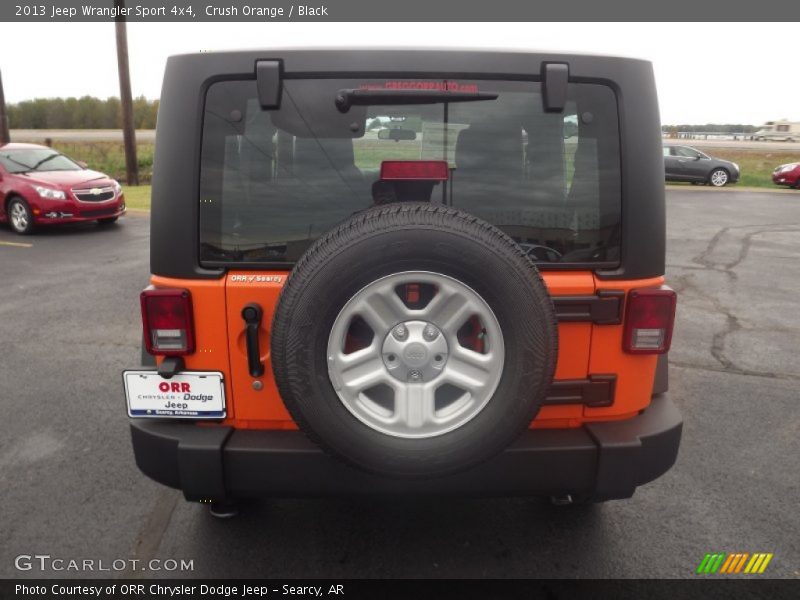 Crush Orange / Black 2013 Jeep Wrangler Sport 4x4