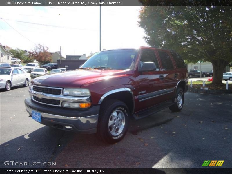 Redfire Metallic / Gray/Dark Charcoal 2003 Chevrolet Tahoe LS 4x4
