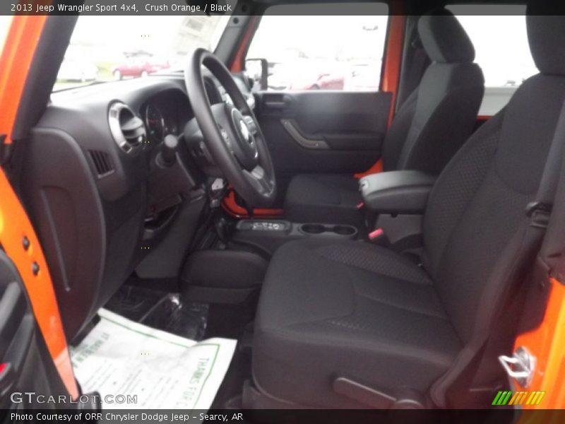 Crush Orange / Black 2013 Jeep Wrangler Sport 4x4