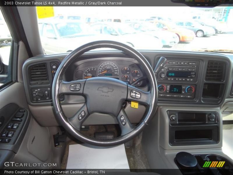 Redfire Metallic / Gray/Dark Charcoal 2003 Chevrolet Tahoe LS 4x4
