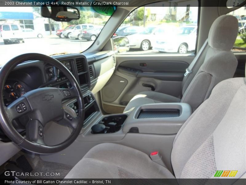 Redfire Metallic / Gray/Dark Charcoal 2003 Chevrolet Tahoe LS 4x4