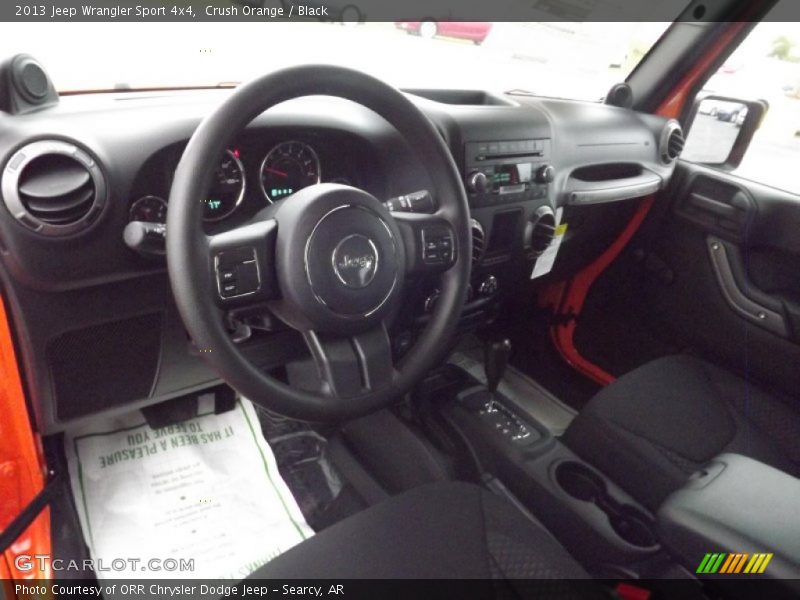 Crush Orange / Black 2013 Jeep Wrangler Sport 4x4